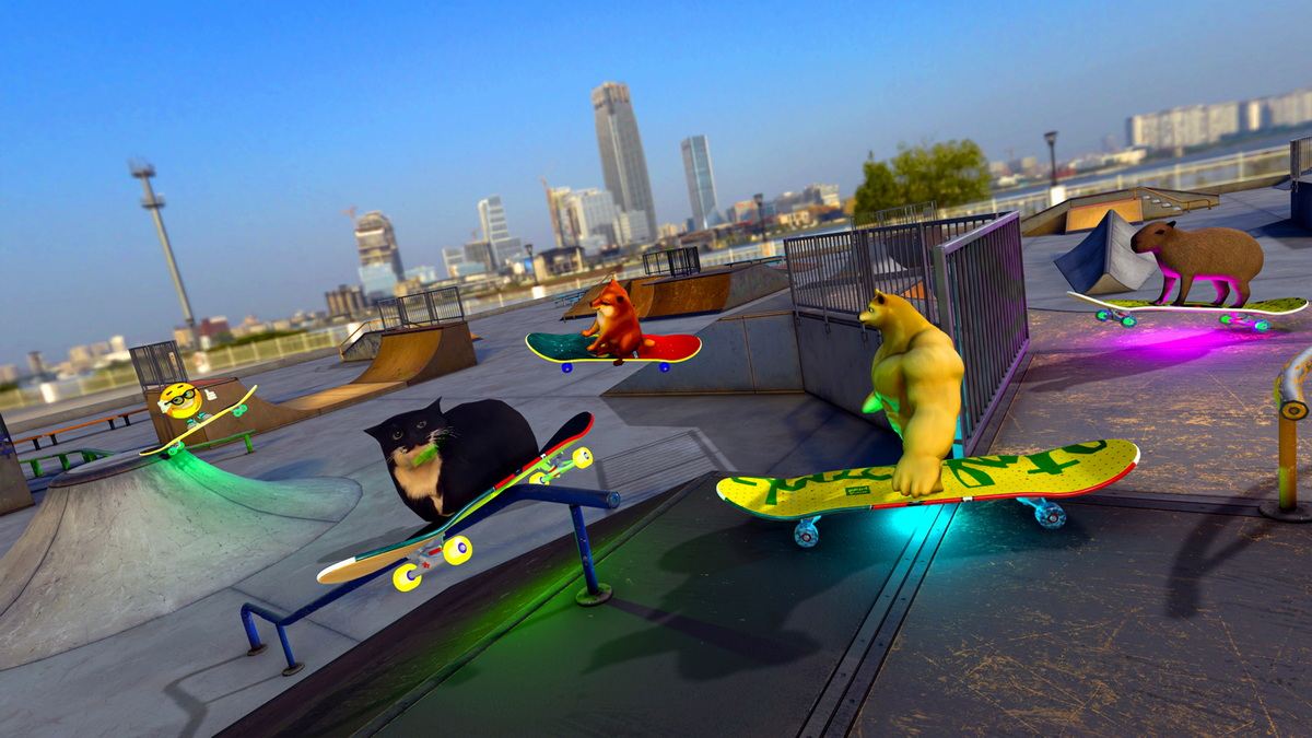 与麦克斯韦猫一起玩滑板漂移：游戏模拟器.Skateboard Drifting with Maxwell Cat: The Game Simulator_2