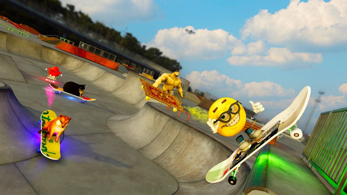 与麦克斯韦猫一起玩滑板漂移：游戏模拟器.Skateboard Drifting with Maxwell Cat: The Game Simulator_4
