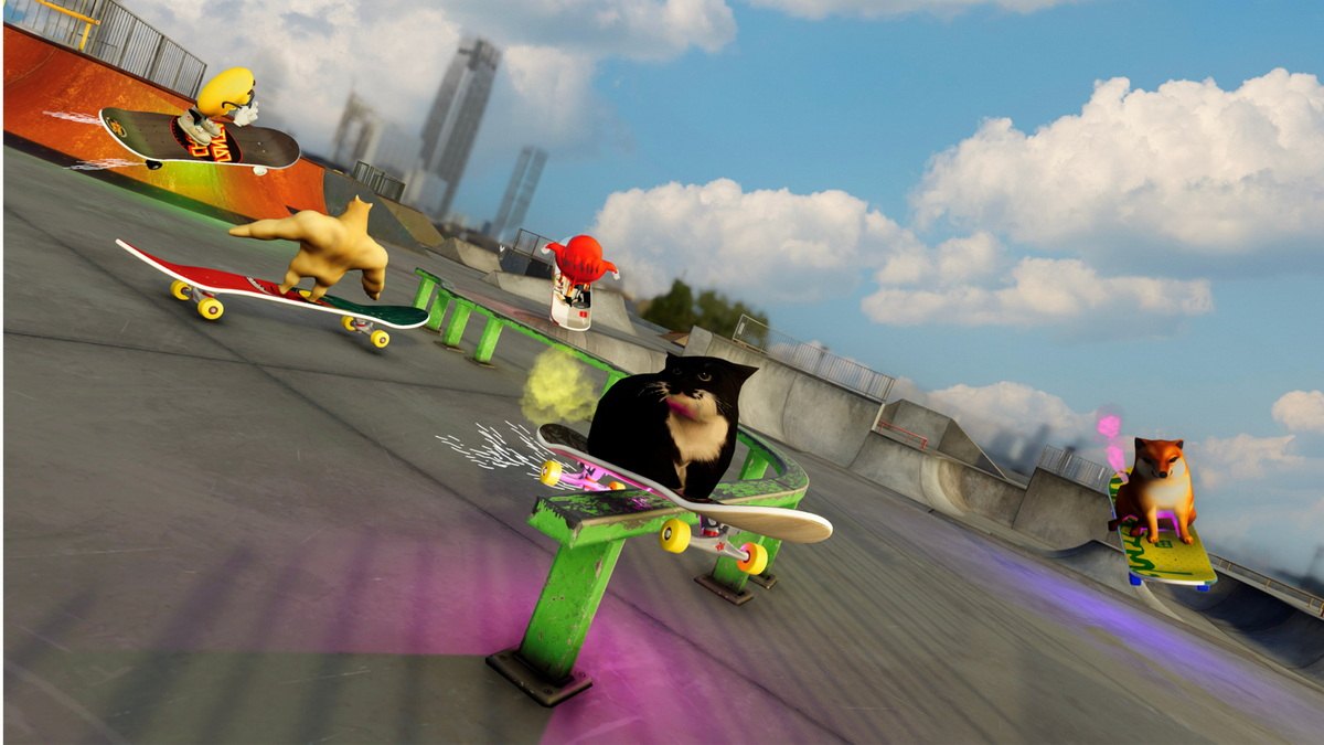 与麦克斯韦猫一起玩滑板漂移：游戏模拟器.Skateboard Drifting with Maxwell Cat: The Game Simulator_5