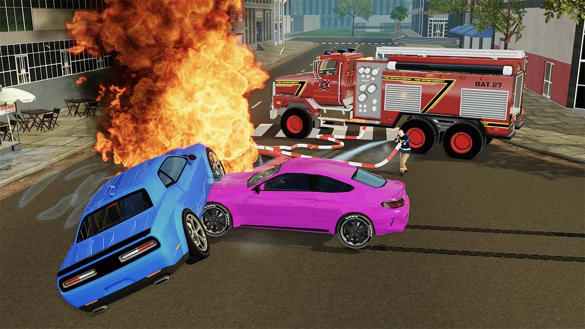 救援队911模拟器：救护车、警察、消防员.Rescue Team 911 Simulator: Ambulance, Police, Firefighter_5