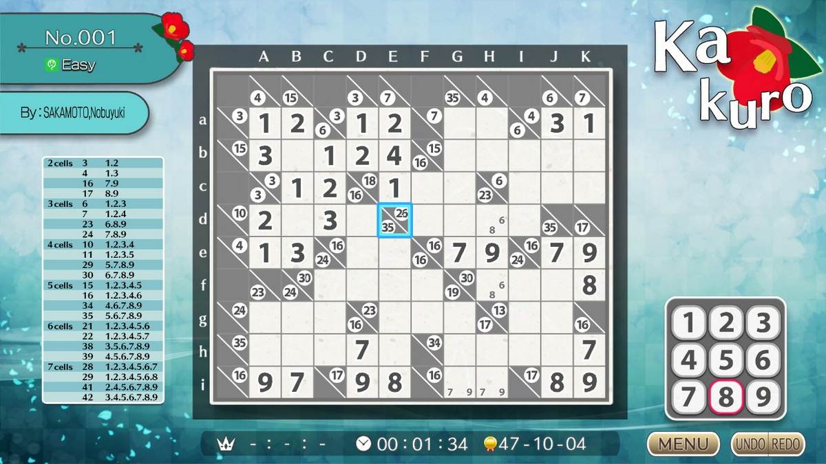 Nikoli益智游戏S数和Kakuro.Puzzle by Nikoli S Kakuro_1