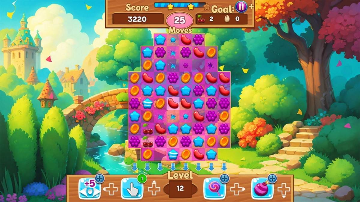 多汁水果冒险：魔法三消.Jelly Fruits Adventure: Magic Match 3 Puzzle_0
