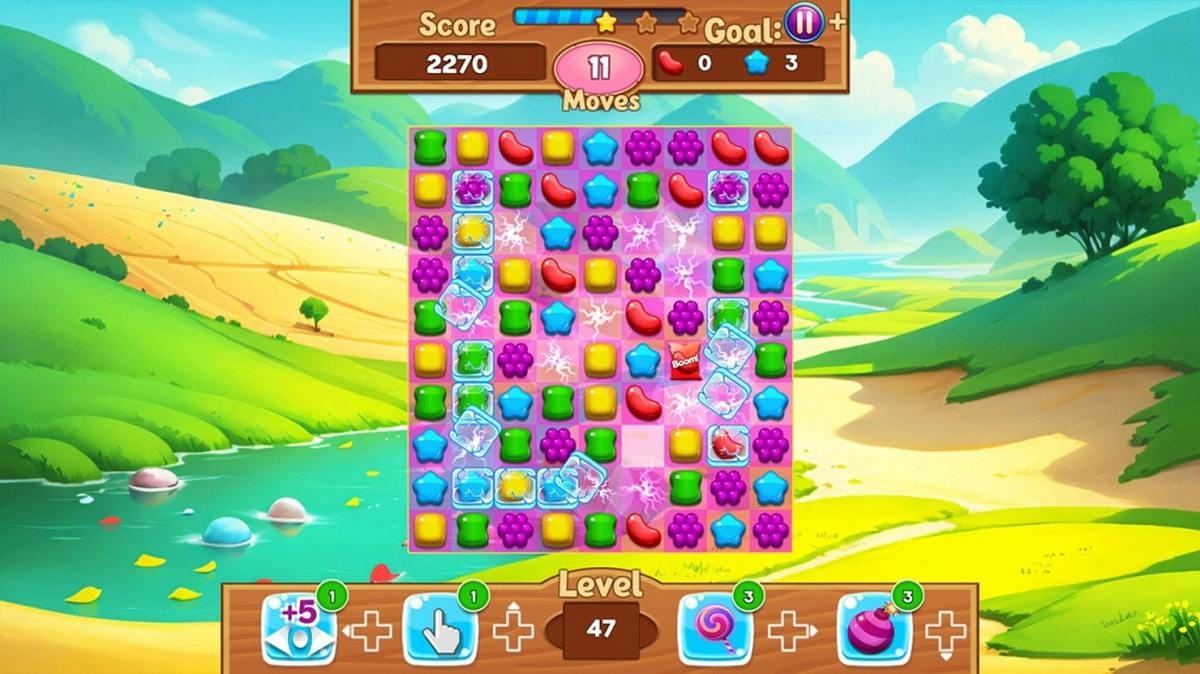 多汁水果冒险：魔法三消.Jelly Fruits Adventure: Magic Match 3 Puzzle_2