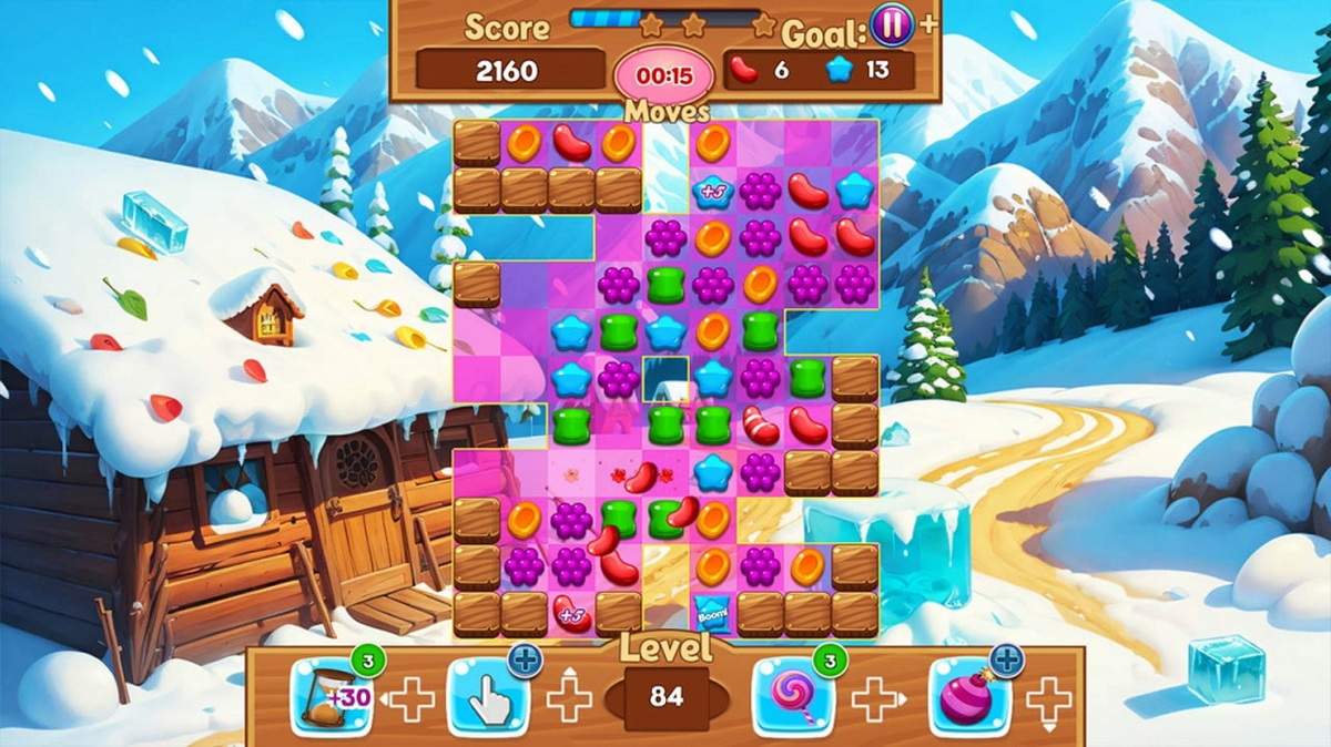 多汁水果冒险：魔法三消.Jelly Fruits Adventure: Magic Match 3 Puzzle_4