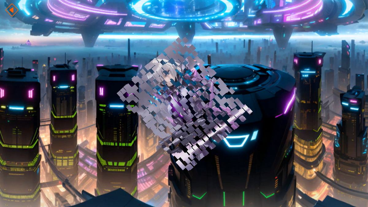 动漫多边形拼图：科幻少女.Anime Poly Puzzle: Sci-Fi Maidens_1