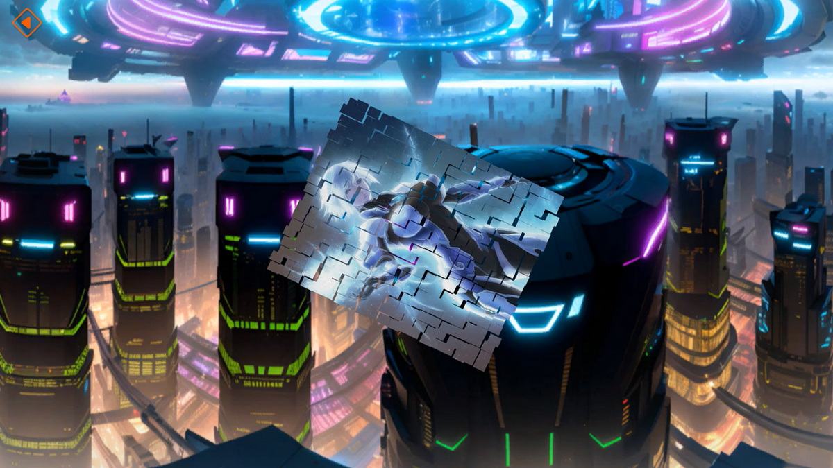 动漫多边形拼图：科幻少女.Anime Poly Puzzle: Sci-Fi Maidens_4