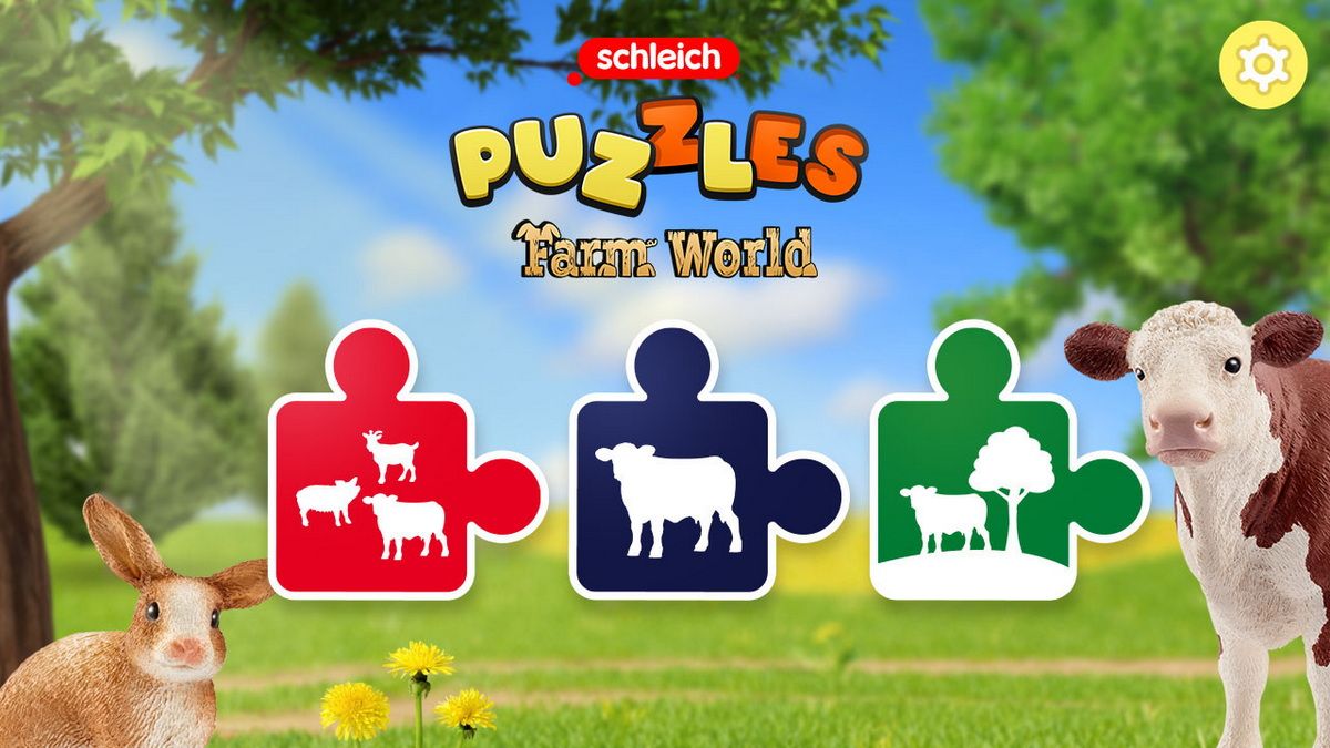 施莱希拼图：农场世界.Schleich Puzzles: Farm World_5