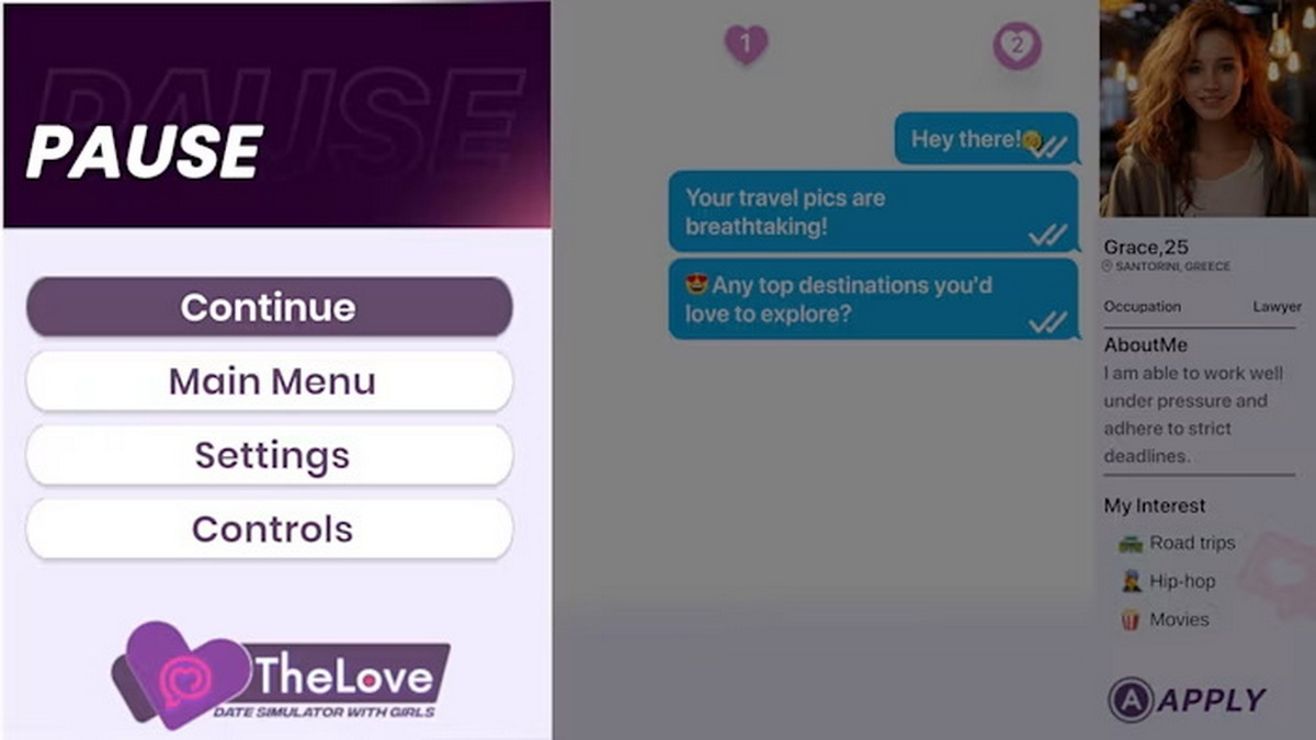 爱情：与女孩约会模拟器.The Love: Date Simulator with Girls_2