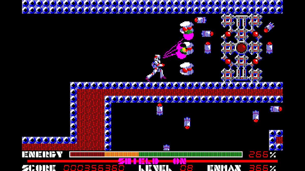 种蛋计划：变形战机 – PC-8801MkIISR版.EGGCONSOLE THEXDER PC-8801mkIISR_1