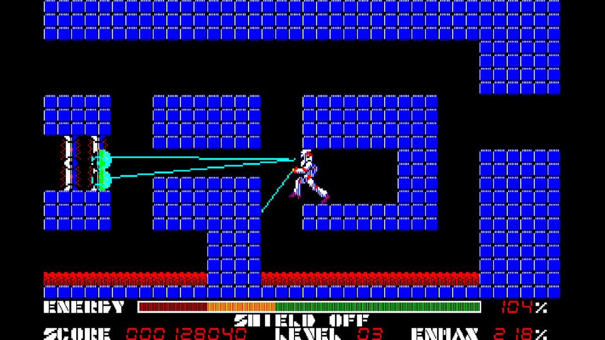 种蛋计划：变形战机 – PC-8801MkIISR版.EGGCONSOLE THEXDER PC-8801mkIISR_3