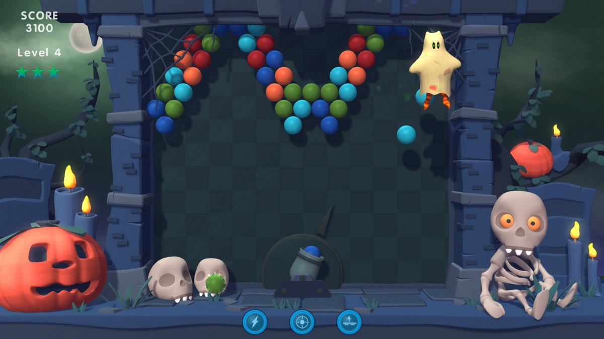 万圣节泡泡射击.Halloween Bubble Shooter_3