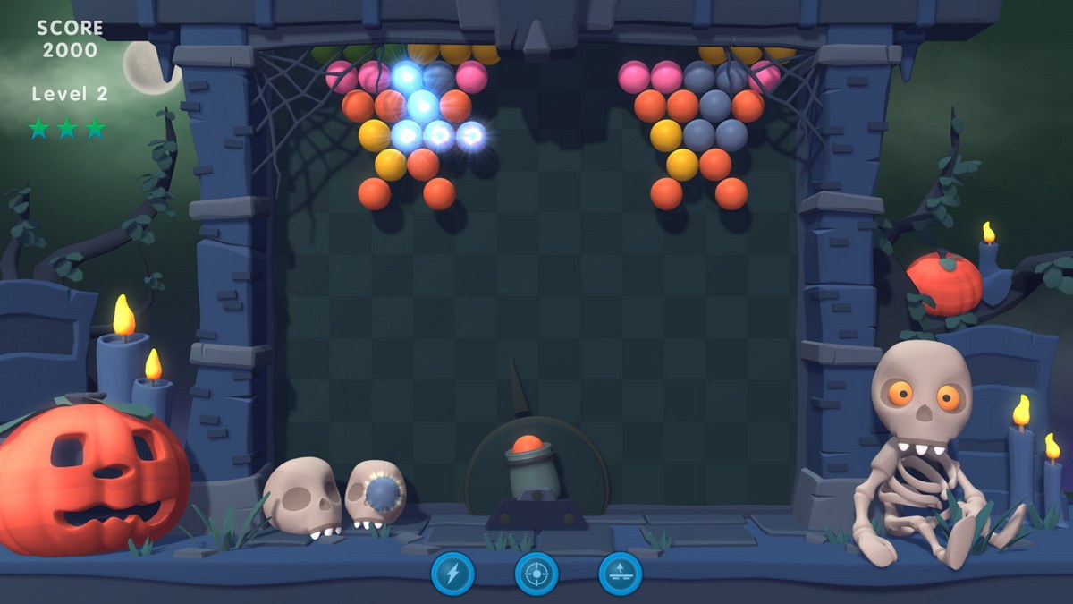 万圣节泡泡射击.Halloween Bubble Shooter_4