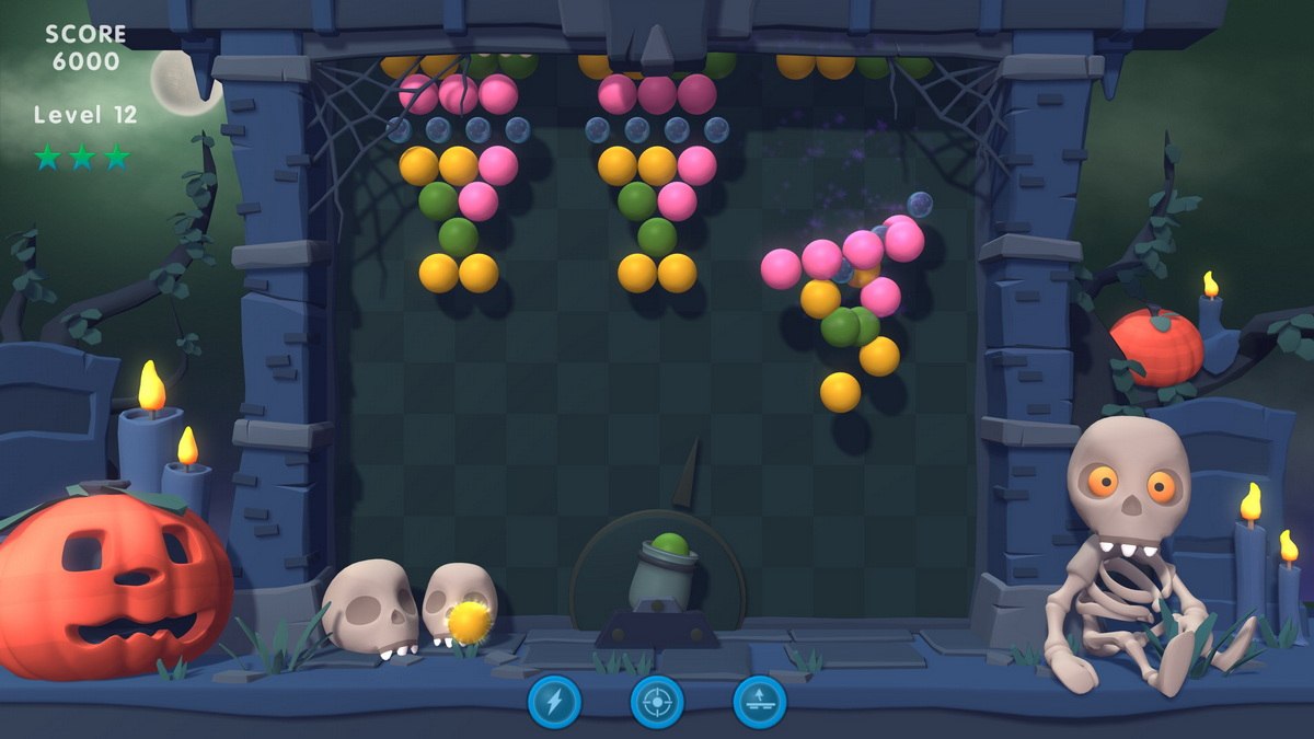 万圣节泡泡射击.Halloween Bubble Shooter_5