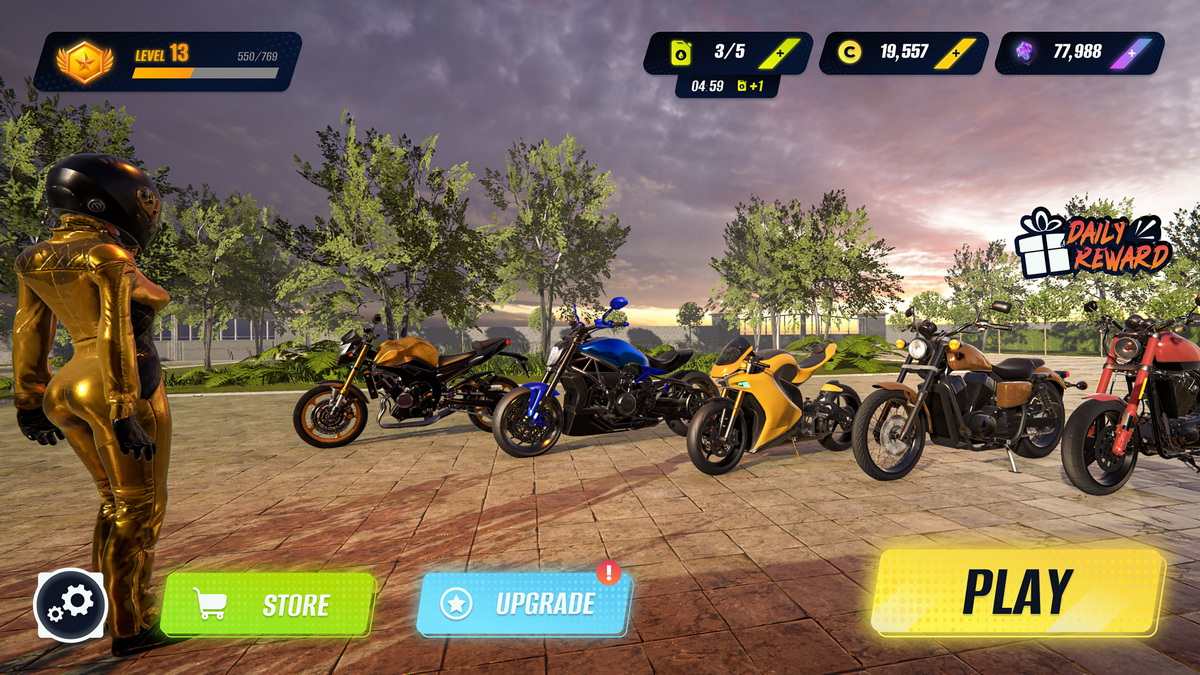 高速公路摩托车赛车疾驰2023模拟器.Highway Moto Racing Rush 2023 Simulator_0