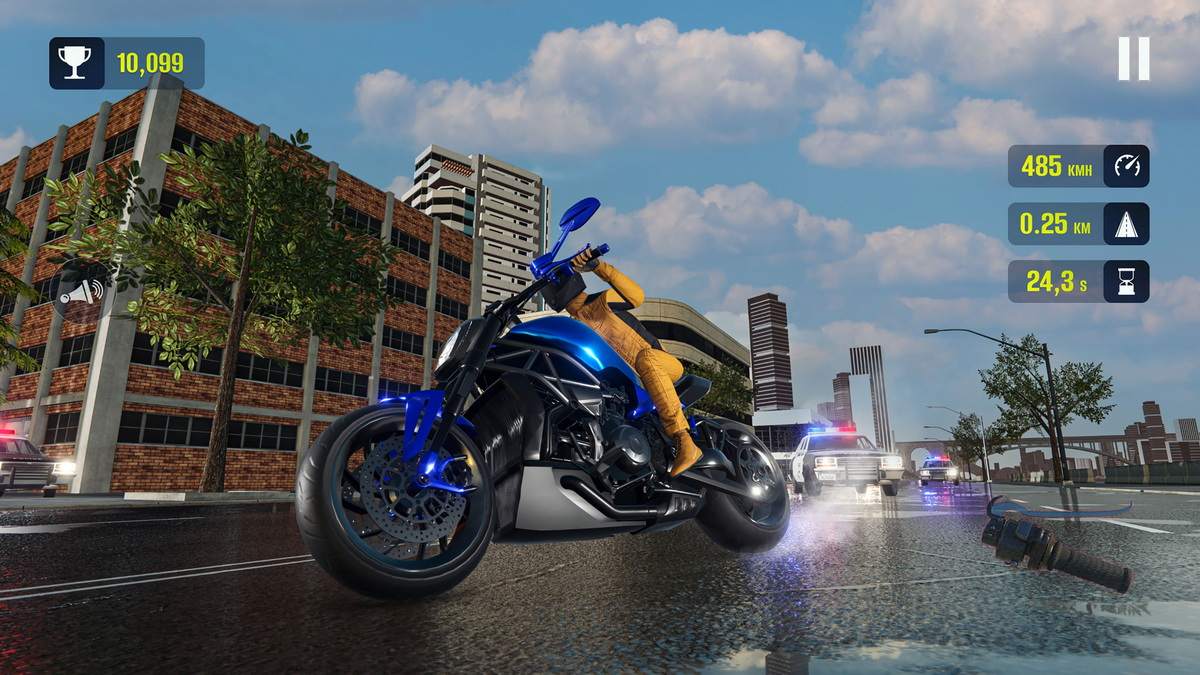 高速公路摩托车赛车疾驰2023模拟器.Highway Moto Racing Rush 2023 Simulator_2
