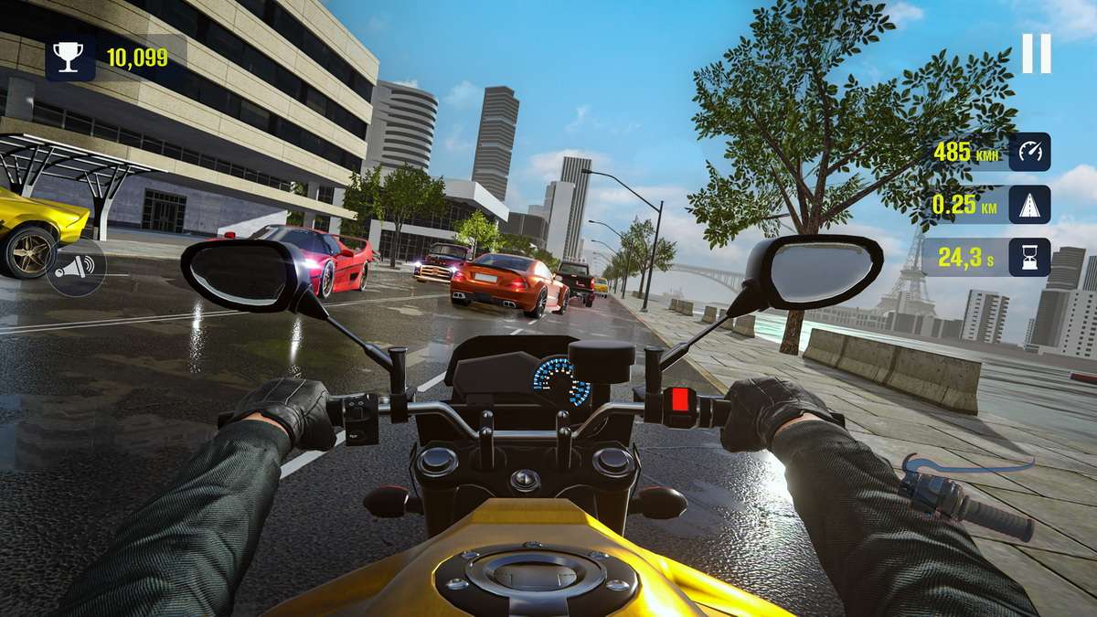 高速公路摩托车赛车疾驰2023模拟器.Highway Moto Racing Rush 2023 Simulator_4