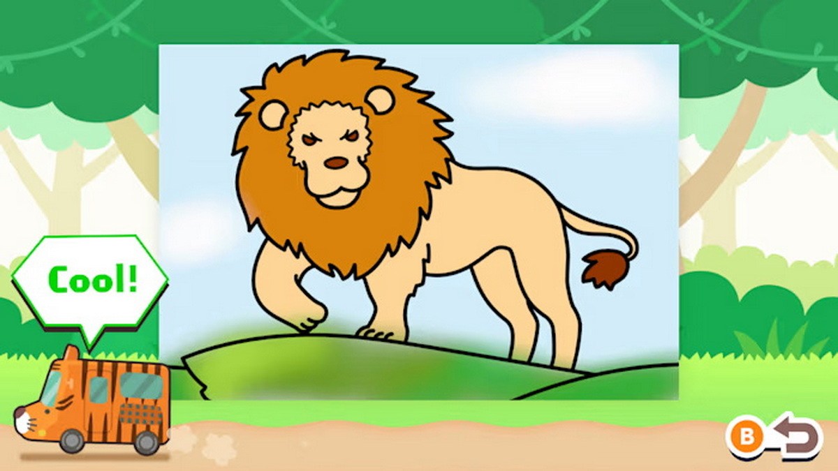 Coloring book series Zoo_4