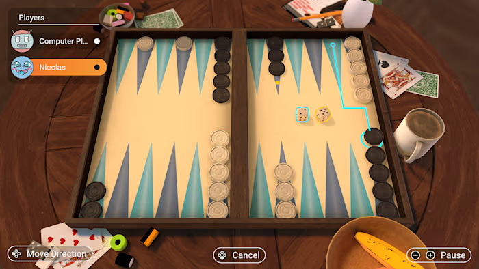 3in1 Game Collection: Backgammon + Checkers + Mills_0