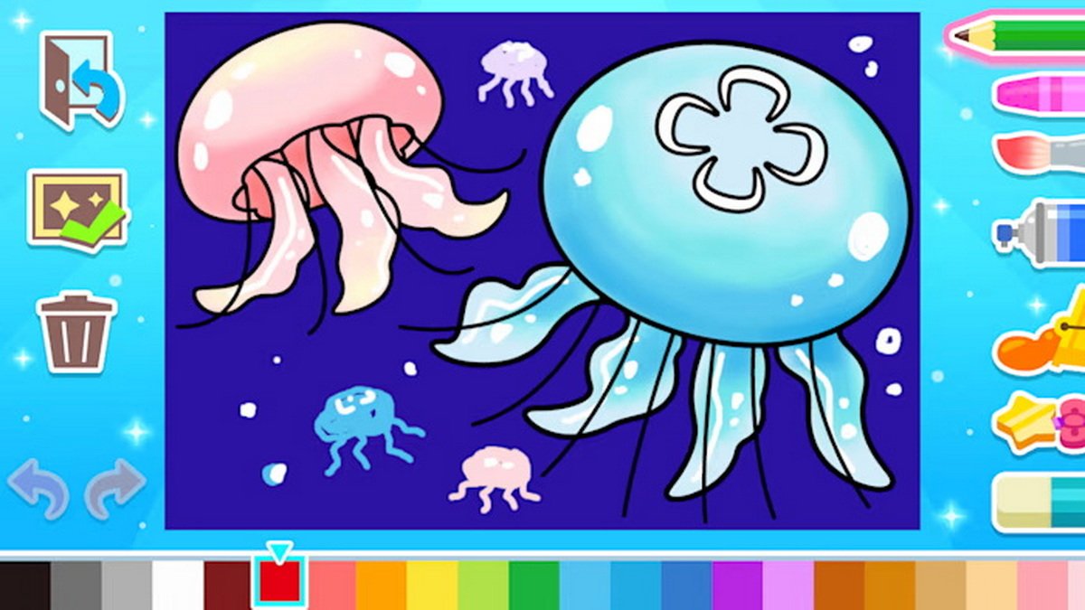 Coloring book series Aquarium_1