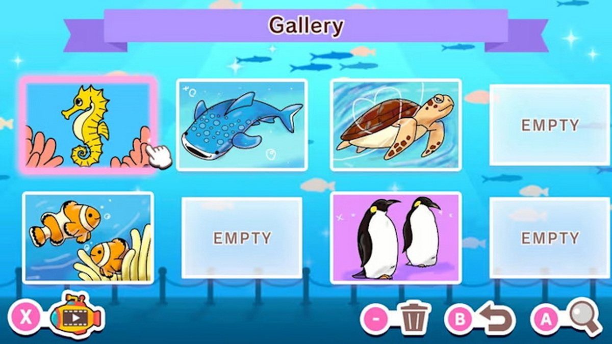 Coloring book series Aquarium_3