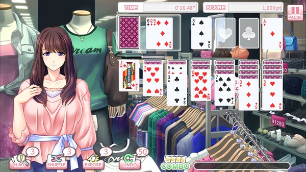 美女克朗代克纸牌加强版.Pretty Girls Klondike Solitaire PLUS_2