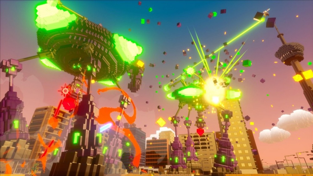 圆滚地球变四方？！数码方块地球防卫军2.Earth Defense Force: World Brothers 2_5