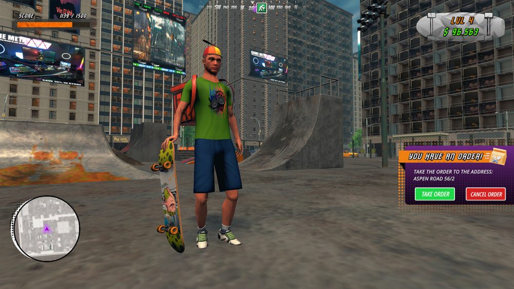 城市滑手：滑板送货城市挑战赛.Urban Skater: Skateboard Delivery City Challenge_1