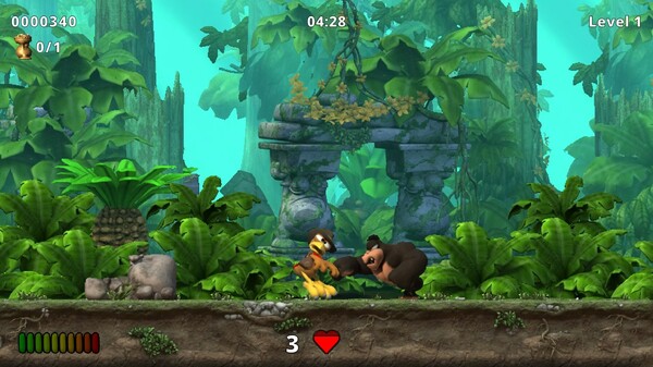 莫汉翡翠跑跳大冒险：陷阱和珍宝.Moorhuhn Jump and Run: Traps and Treasures_1