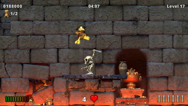 莫汉翡翠跑跳大冒险：陷阱和珍宝.Moorhuhn Jump and Run: Traps and Treasures_3
