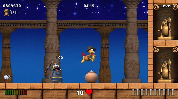 莫汉翡翠跑跳大冒险：陷阱和珍宝3.Moorhuhn Jump and Run: Traps and Treasures 3_1