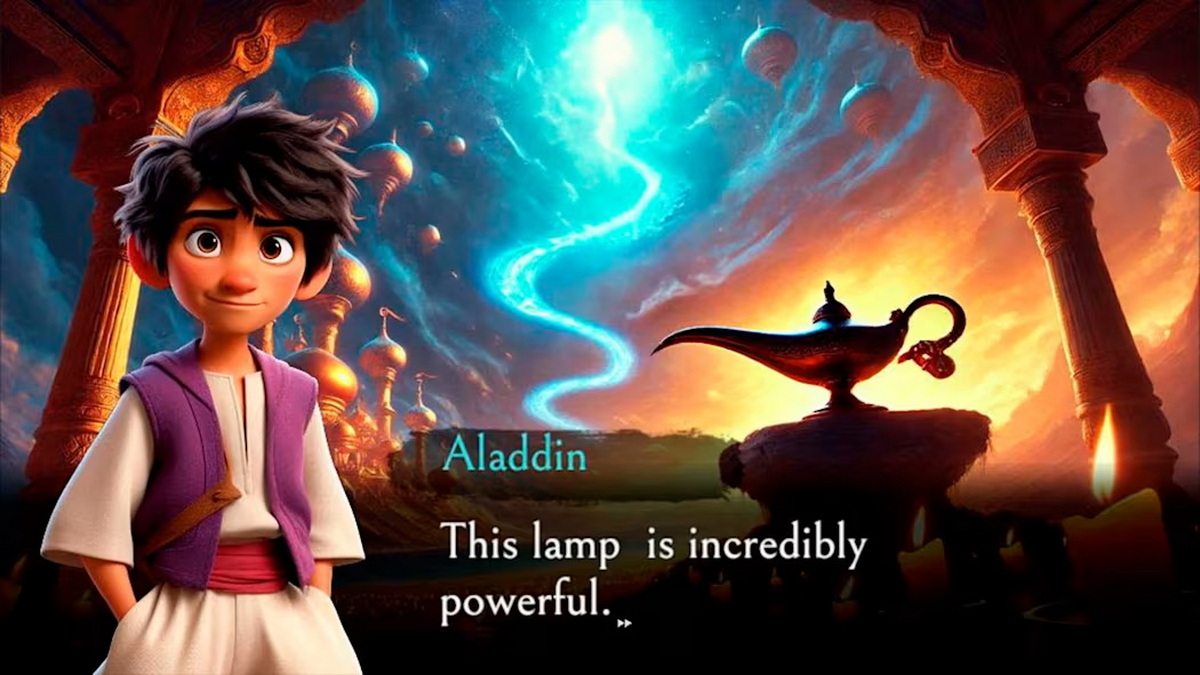 The Genie of the Wonderful Lamp_0