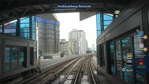 韩国铁路驾驶之旅：釜山-金海轻轨.Korean Rail Driving Tour LRT Busan-Gimhae_3
