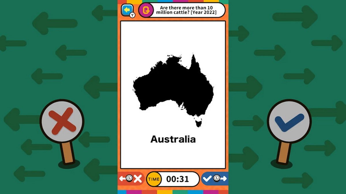 左右滑动：地理测验.Swipe Right or Left Geography Binary Quiz_1