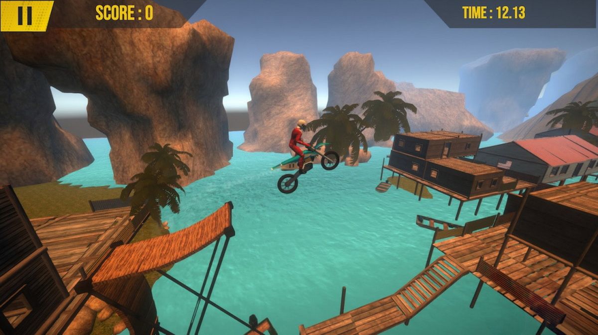 坡道自行车赛车.Ramp Bike Racing_0