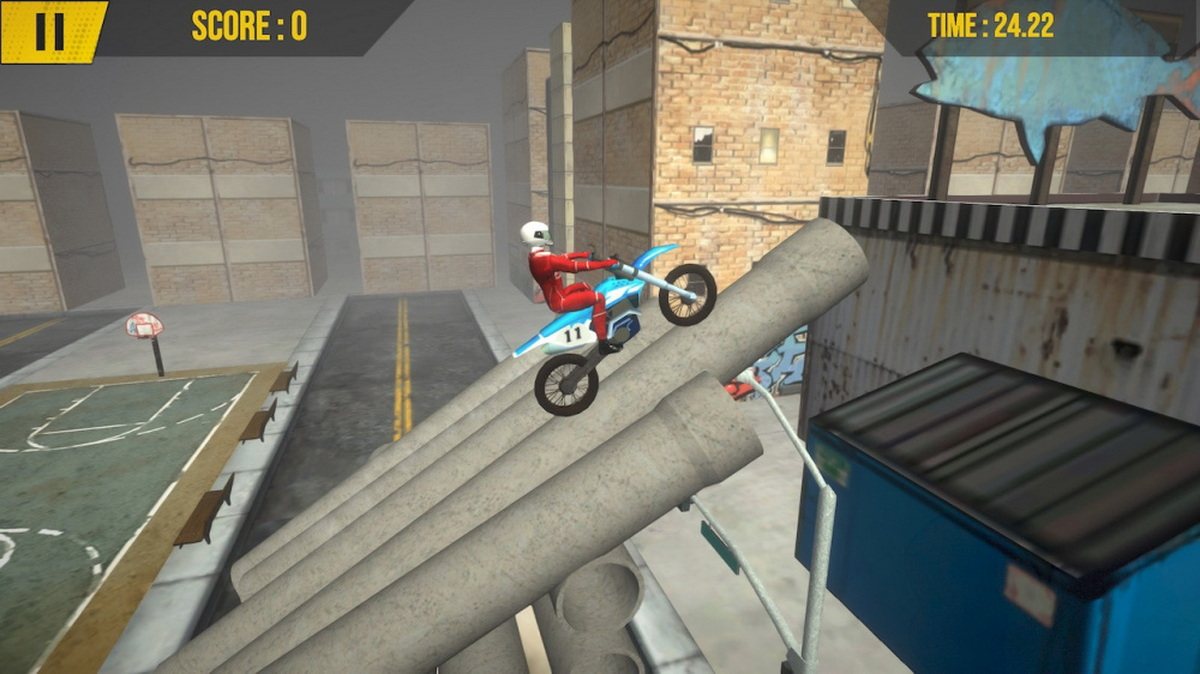 坡道自行车赛车.Ramp Bike Racing_1