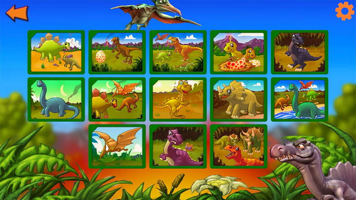 恐龙智趣拼图.Dinosaur Jigsaw Puzzles_0