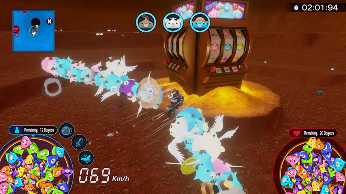 爆走次元海王星 vs 巨神史萊犬.Neptunia Riders vs. Dogoos_1