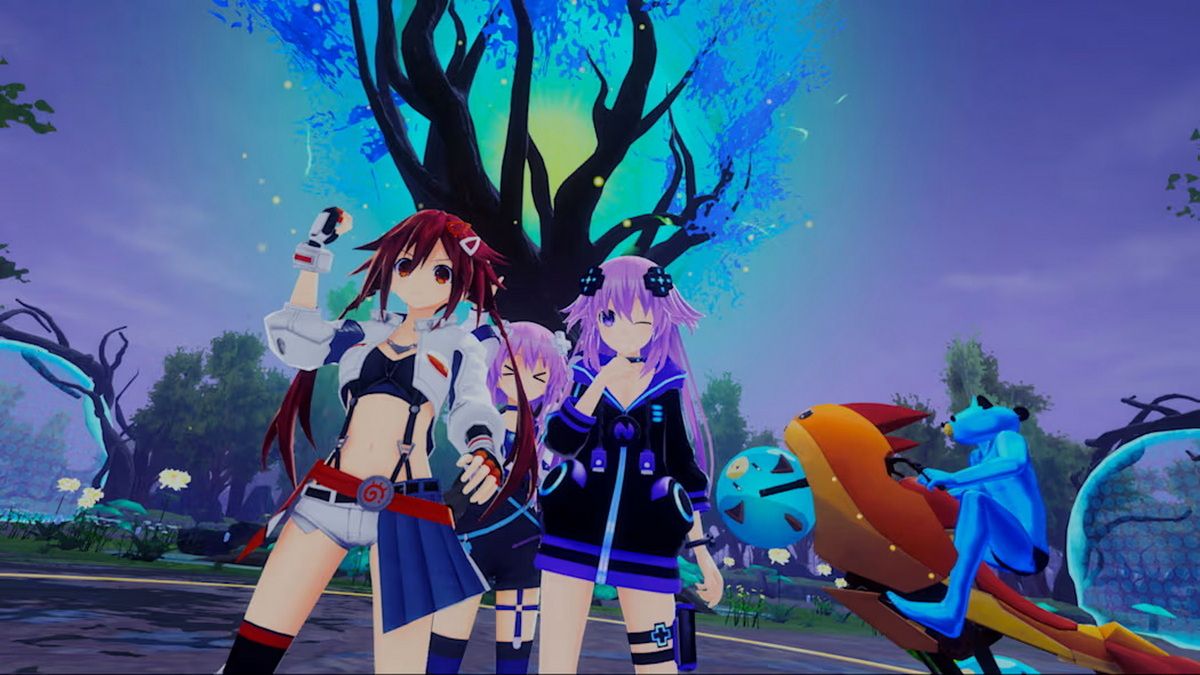 爆走次元海王星 vs 巨神史萊犬.Neptunia Riders vs. Dogoos_4