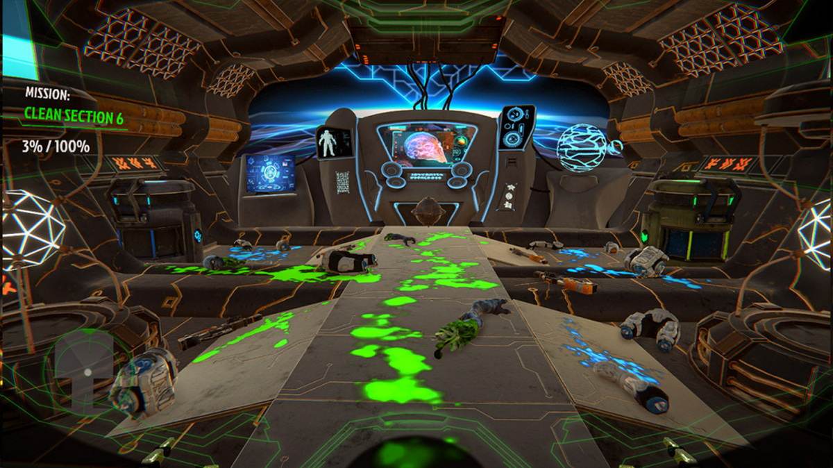太空清理：宇宙机器人消毒器.Space CleanUp: Cosmic Robot Disinfector_1