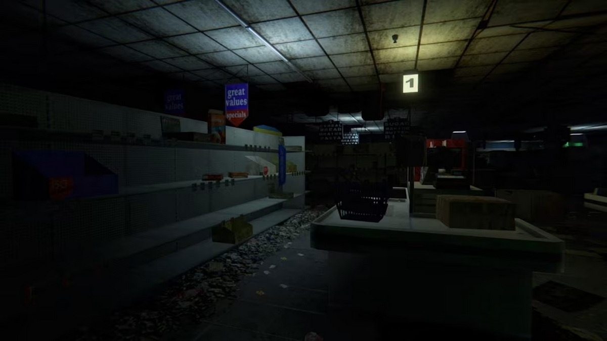 后室：超市恐怖的逃脱.Backrooms: Exit from Supermarket Horror_0