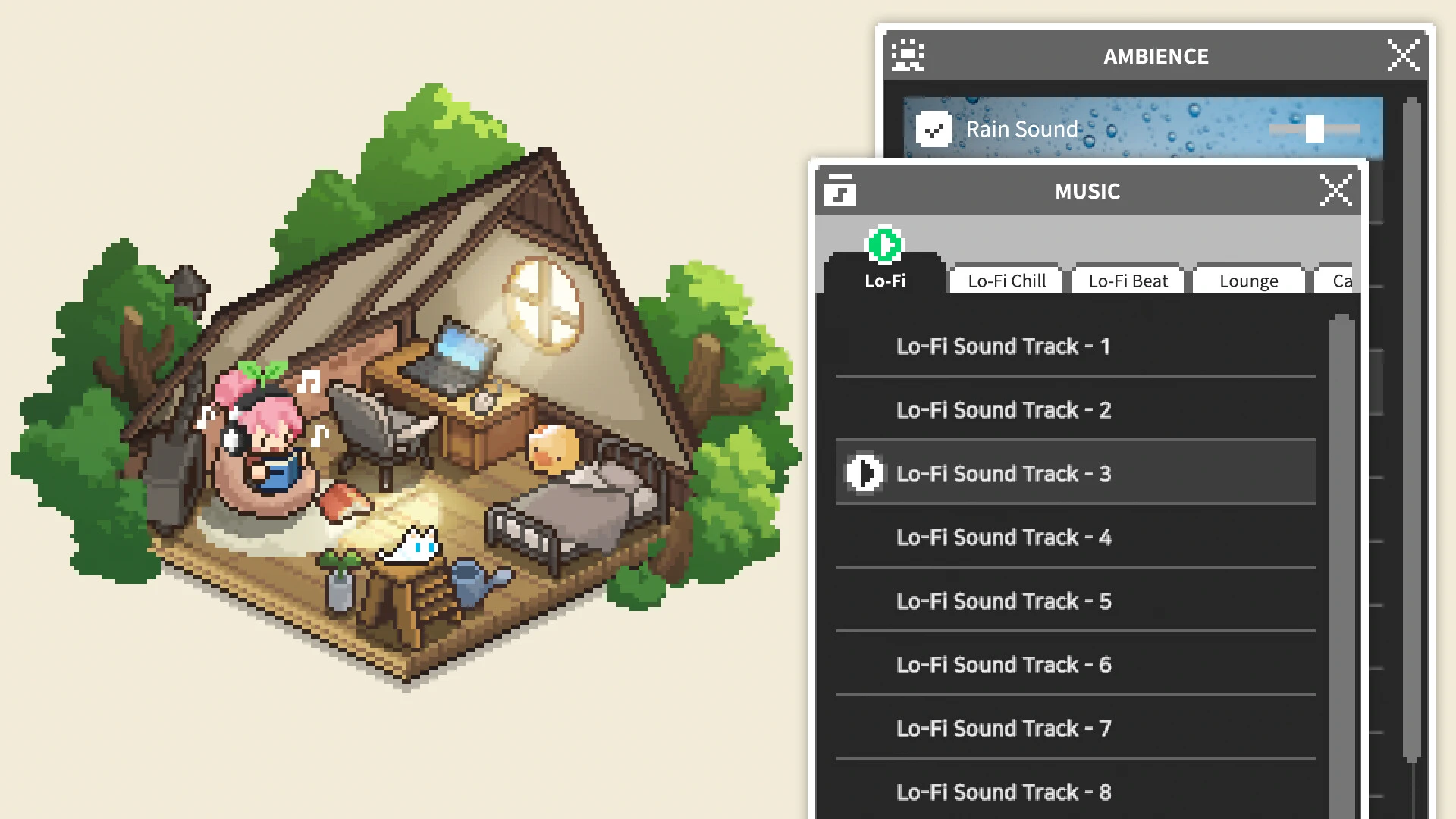 迷你舒适房间：Lo-Fi.Mini Cozy Room: Lo-Fi_2