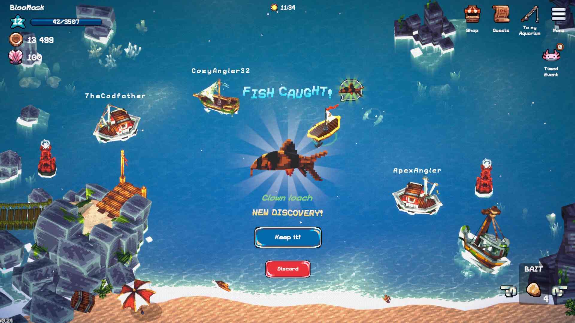全球鱼友俱乐部：放置好时光.Tiny Aquarium_2