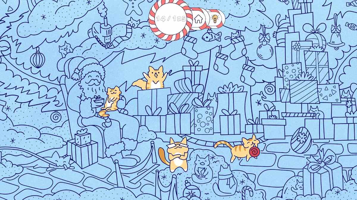 猫咪拜访圣诞小镇.Cats Visiting Christmas Town_5