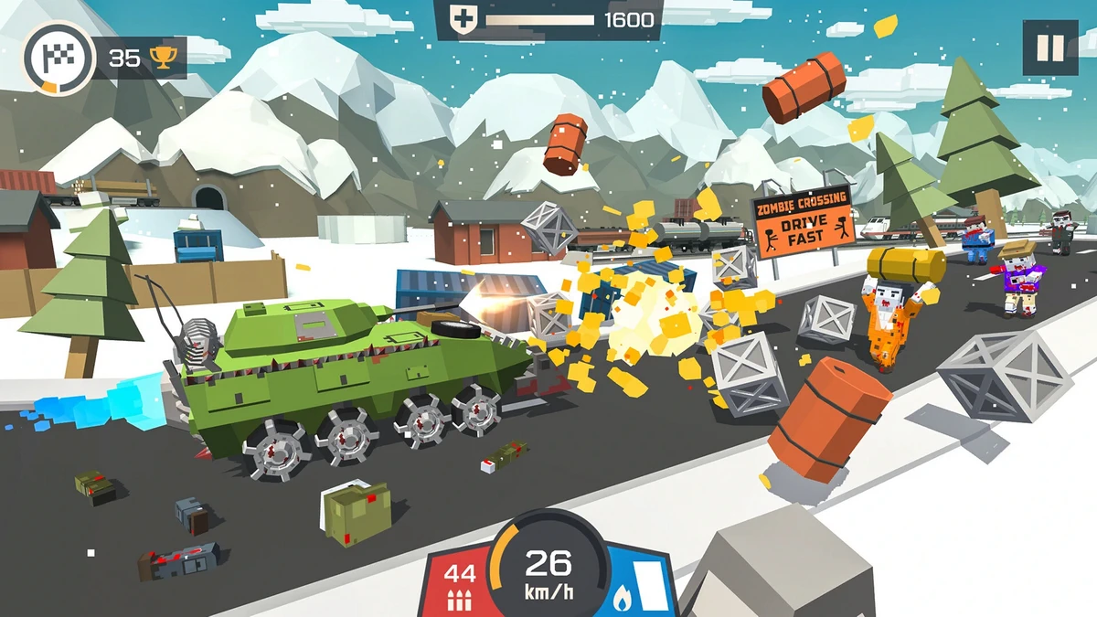 僵尸赛车：像素生存.Zombie Derby: Pixel Survival_2