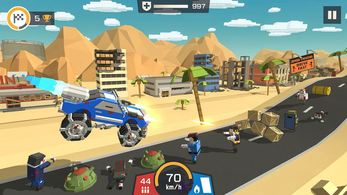 僵尸赛车：像素生存.Zombie Derby: Pixel Survival_3