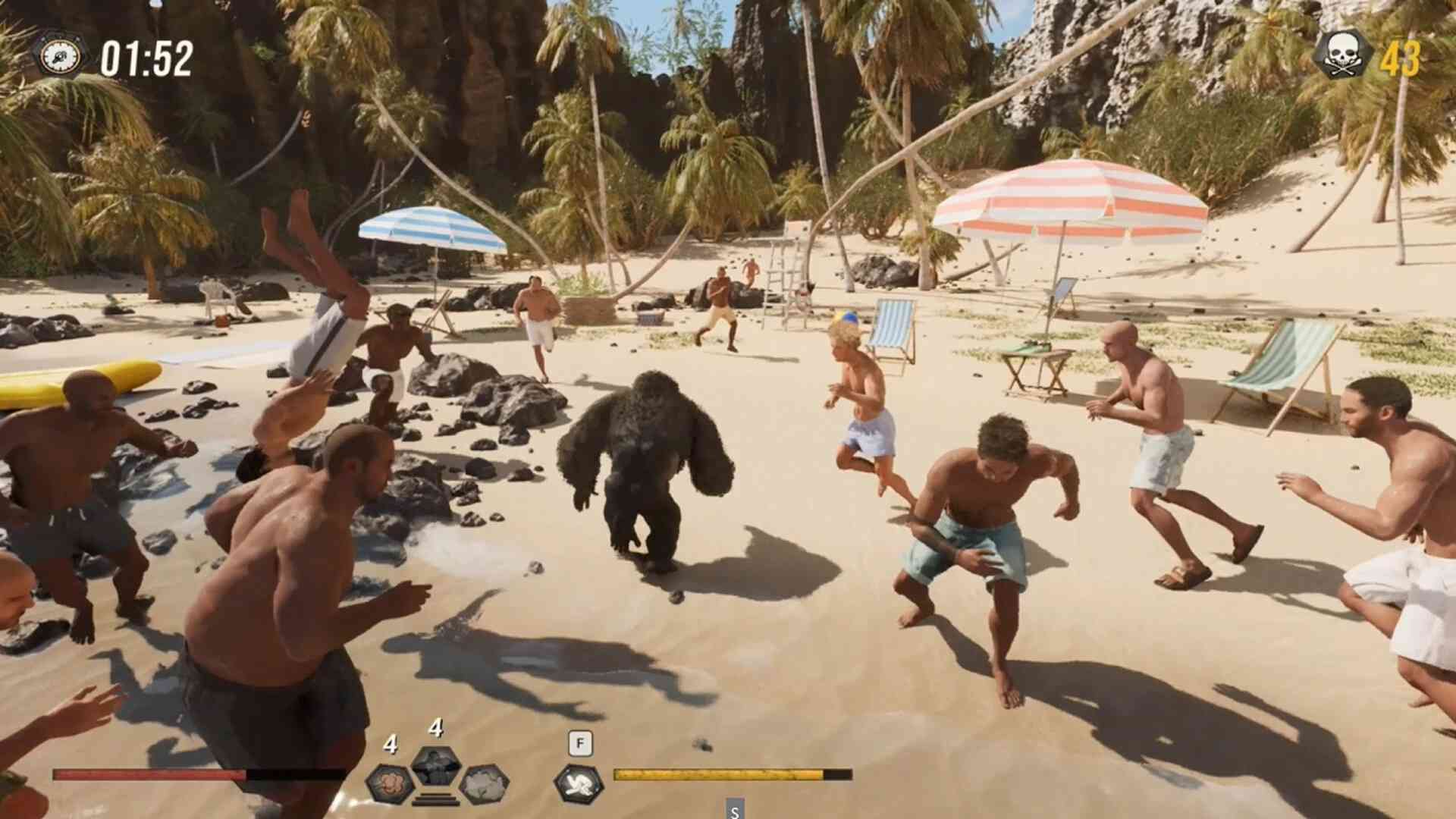 猩猩对战100个男人.Gorilla Vs 100 Men_2