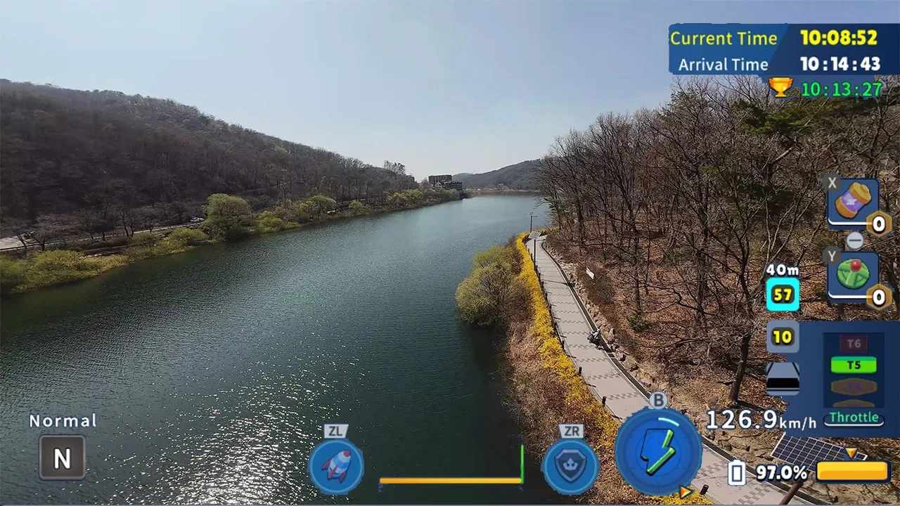 韩国无人机飞行：游览梧南湖水公园.Korean Drone Flying Tour Ongnam Lake Park_0