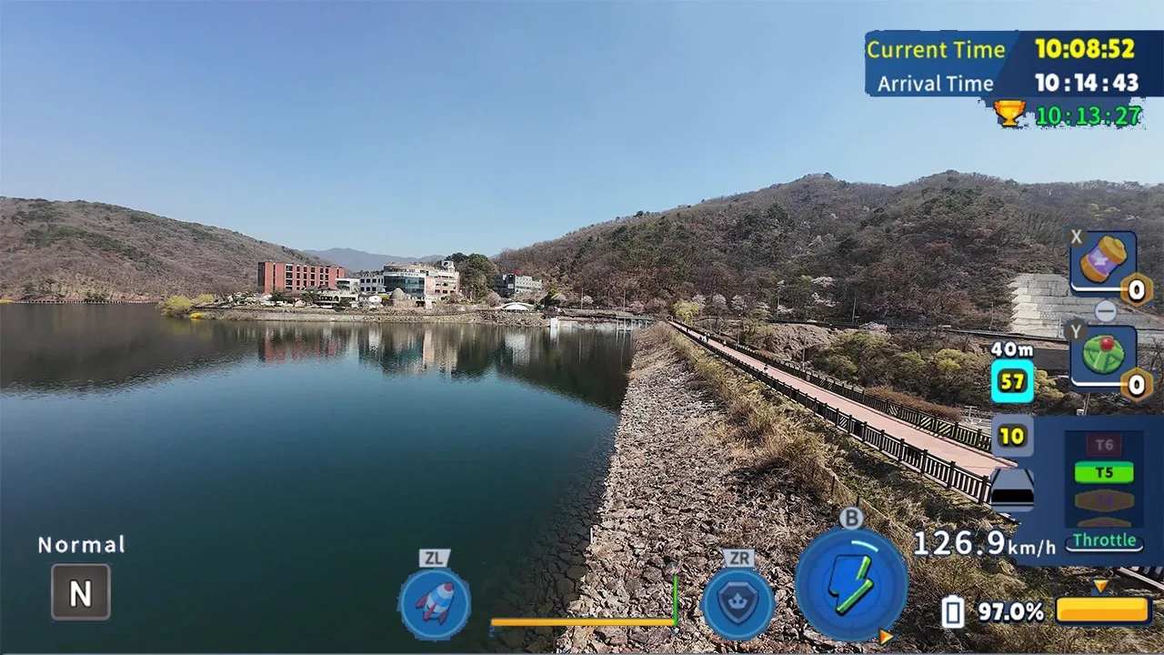 韩国无人机飞行：游览梧南湖水公园.Korean Drone Flying Tour Ongnam Lake Park_1